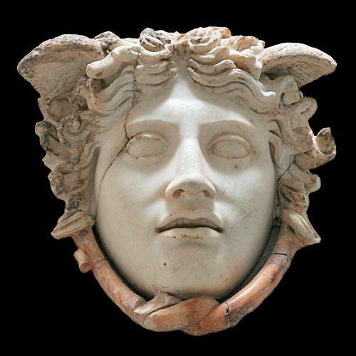 medusa perseo mitología griega atenea